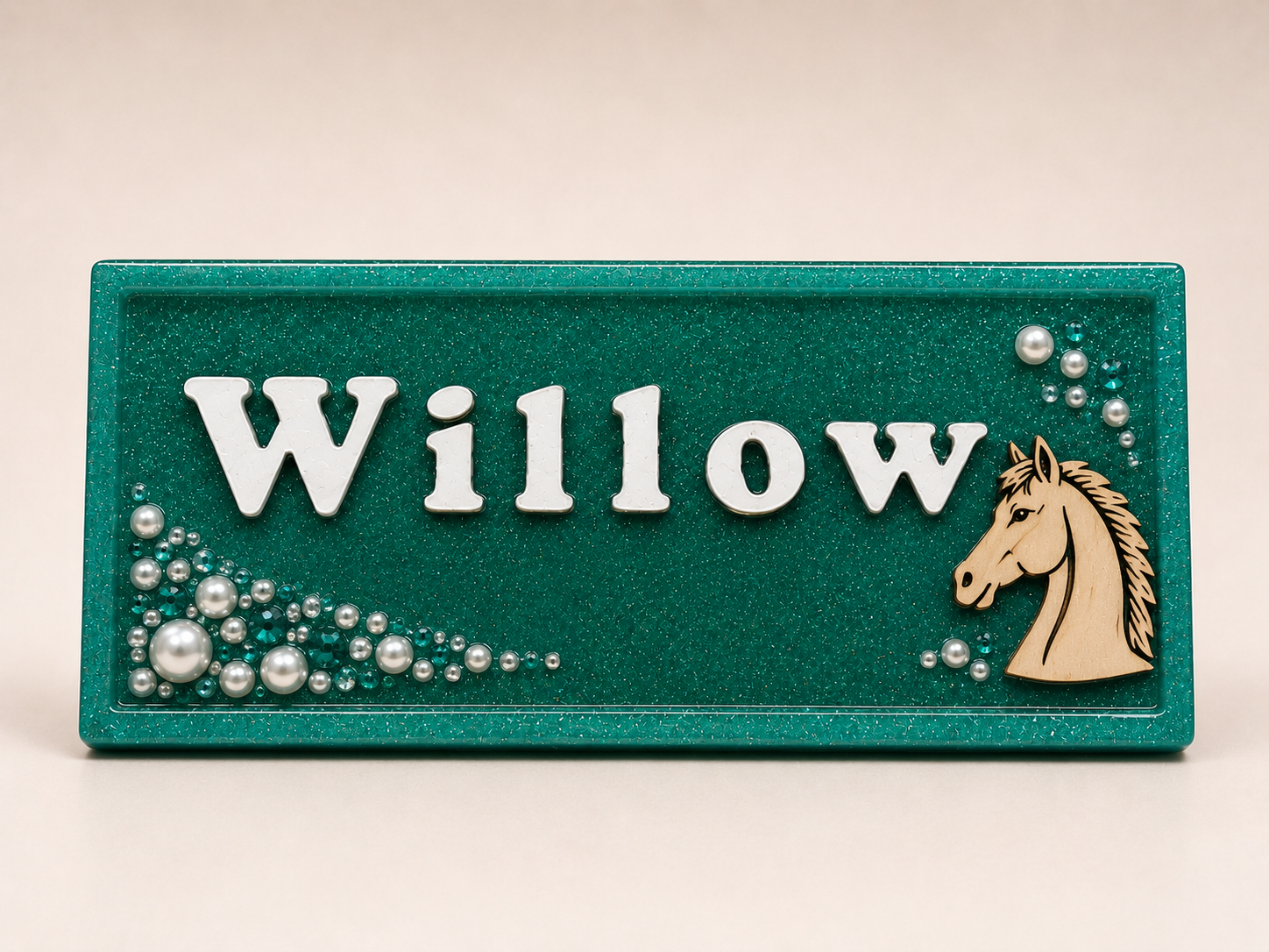 Veloura Classic Personalised Plaque - Style A