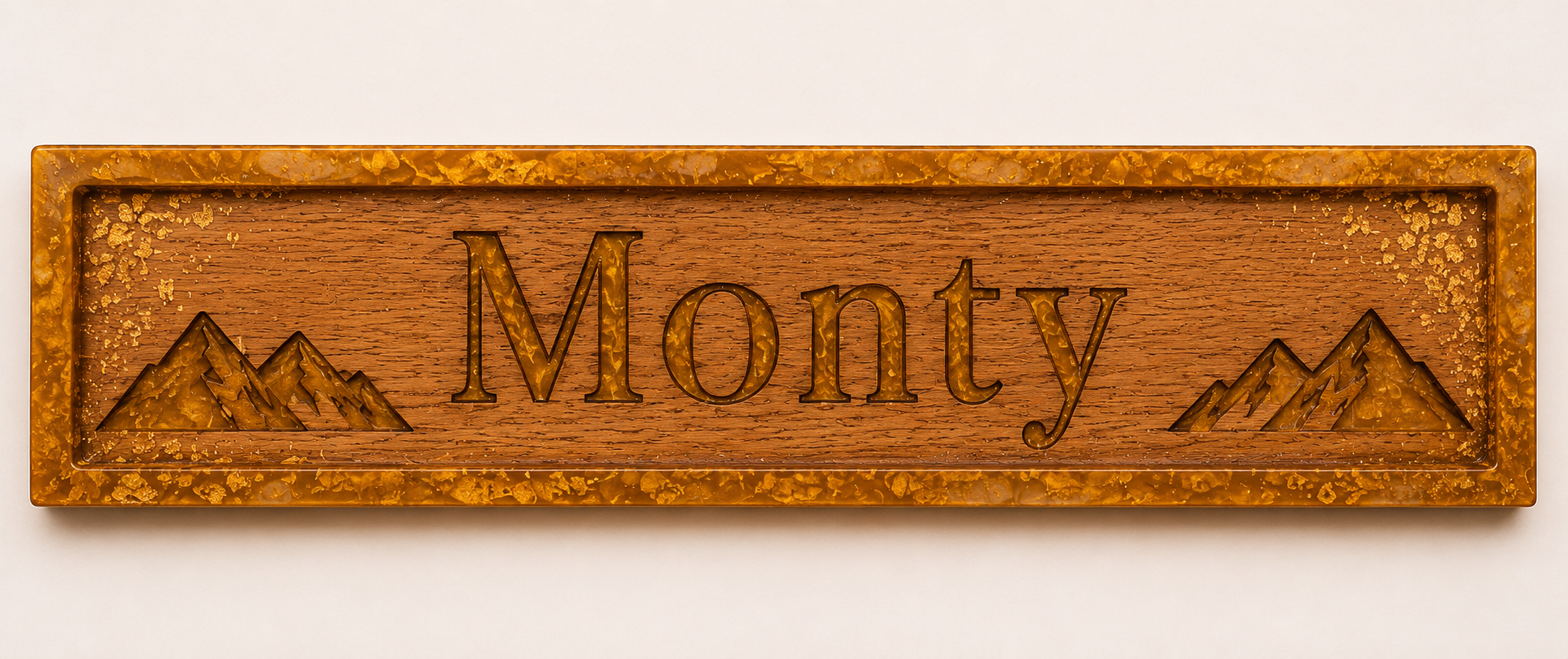 Veloura Classic Personalised Plaque - Style B