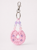 Rhinestone & Beaded Horseshoe Charm